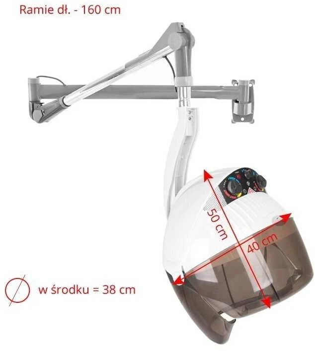 Activeshop Stacionarus plaukų džiovintuvas Gabbiano DII-301W 2 Speed Juodas
