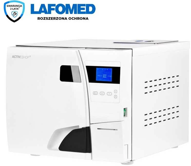 Activeshop Medicininis autoklavas Lafomed Premium Line LFSS18AA LCD 18 l, B klasė, su spausdintuvu