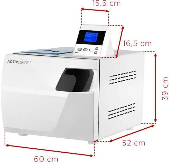 Activeshop Medicininis autoklavas Lafomed Compact Line LFSS12AC 12 l, 1,95 kW, B klasė