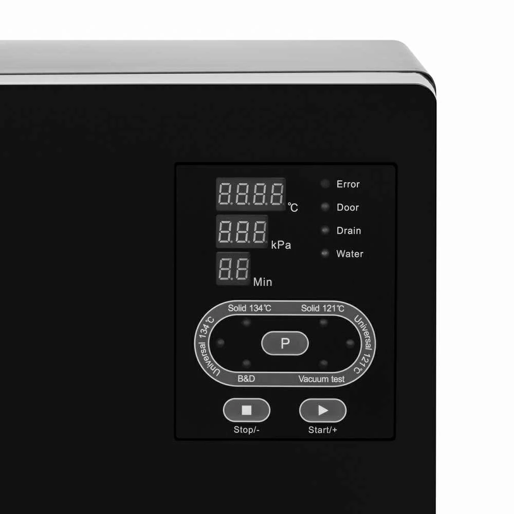 Activeshop Medicininis autoklavas Lafomed Standard Line LFSS12AA LED 12 l, B klasė, su spausdintuvu juodas