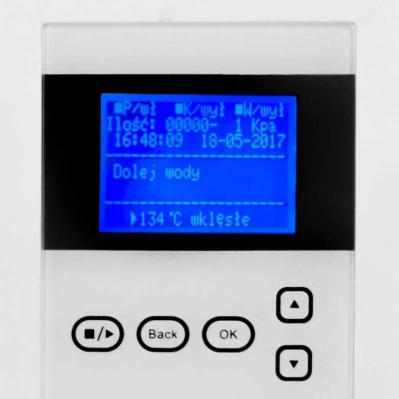 Activeshop Medicininis autoklavas Lafomed Premium Line LFSS12AA LCD 12 l, B klasė, su spausdintuvu