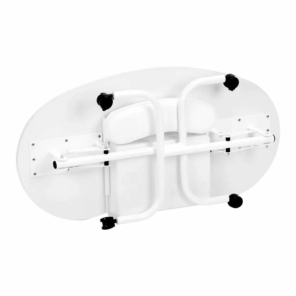 Activeshop Sulankstomas kosmetologinis stalas 4031 Wheels Baltas