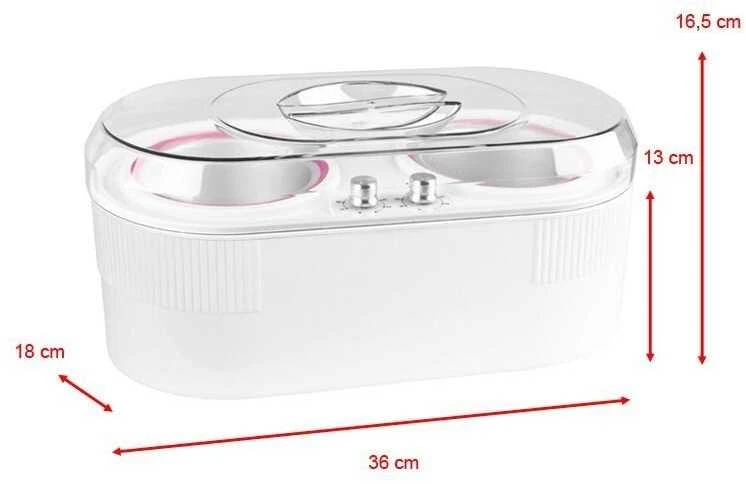 Activeshop Vaško šildytuvas MULTI WAX 2x500ml, 350W