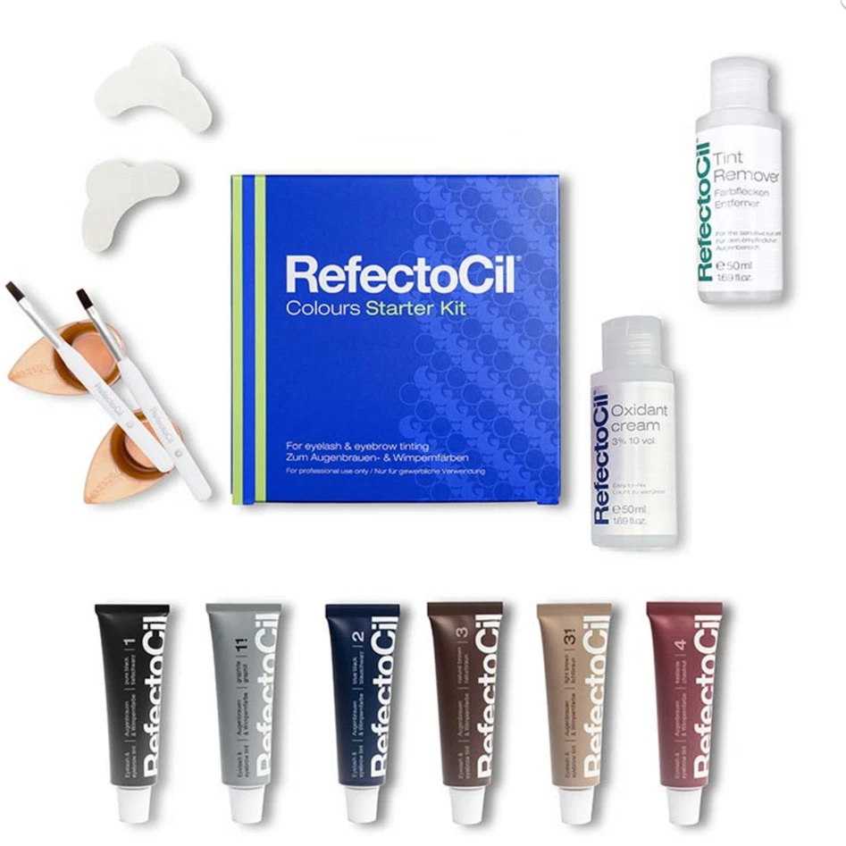 Activeshop Antakių ir blakstienų hennos rinkinys RefectoCil Colours Starter Kit