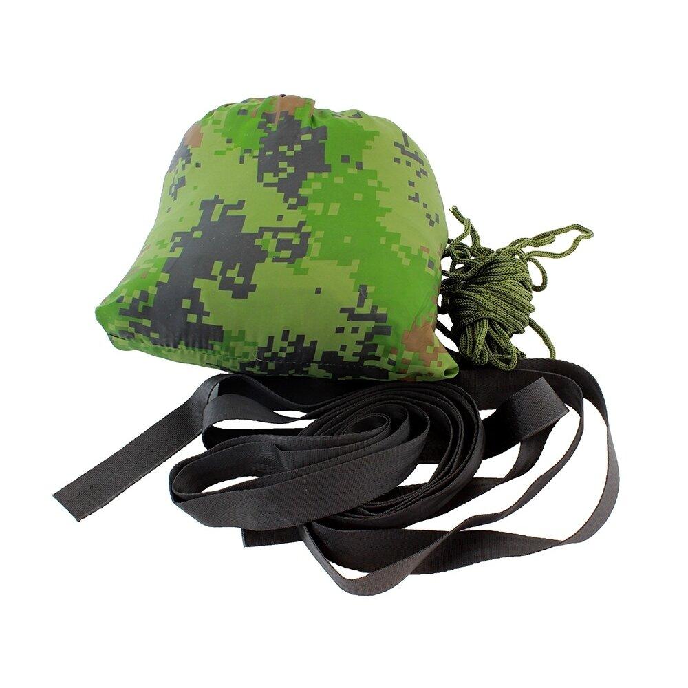 Aptel Hamakas su tinkleliu nuo vabzdžių ACTIVE SUMMER CAMOUFLAGE 260x140cm 200kg