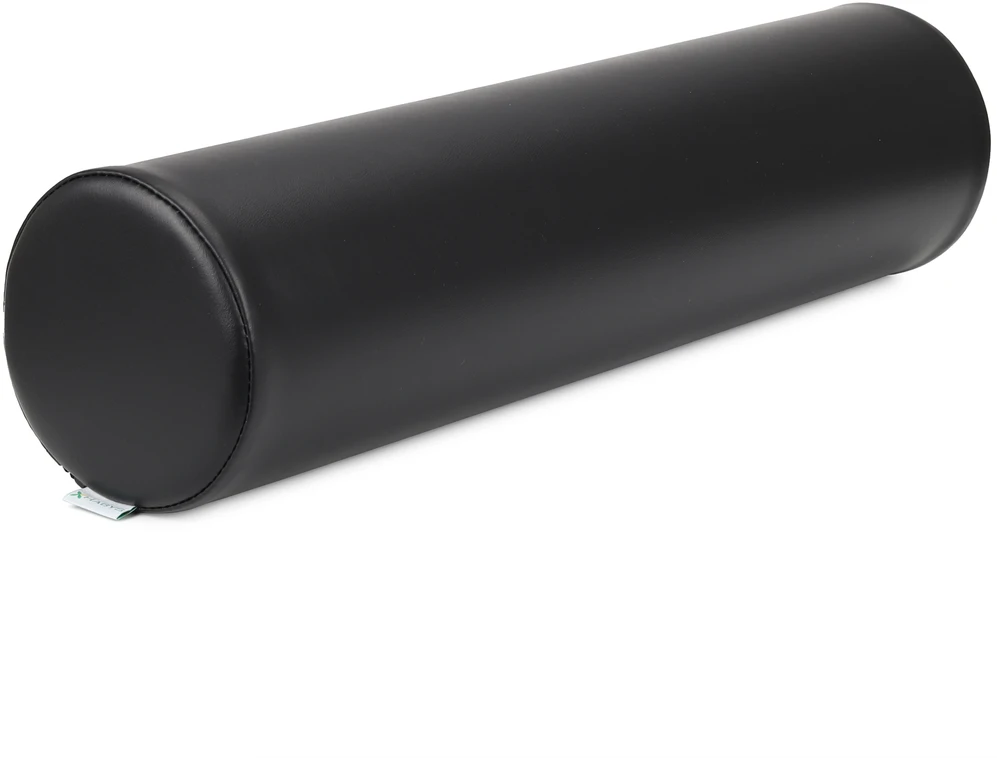Apvali masažo pagalvėlė Habys Vinyl Flex 15×60 cm, juoda