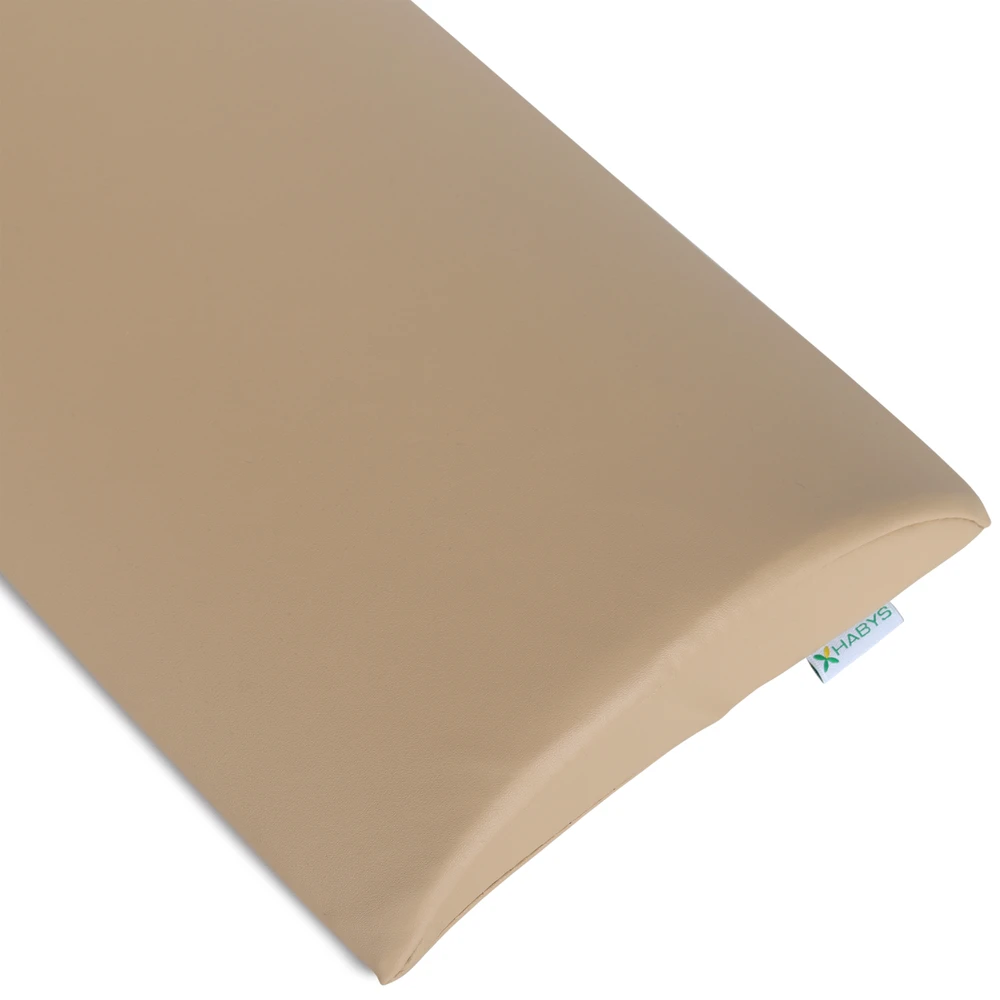 Aveno Life Pusapvalė juosmens masažo pagalvėlė Habys Soft Touch 40×25×5 cm minkšta, Moco rusvai gelsvas
