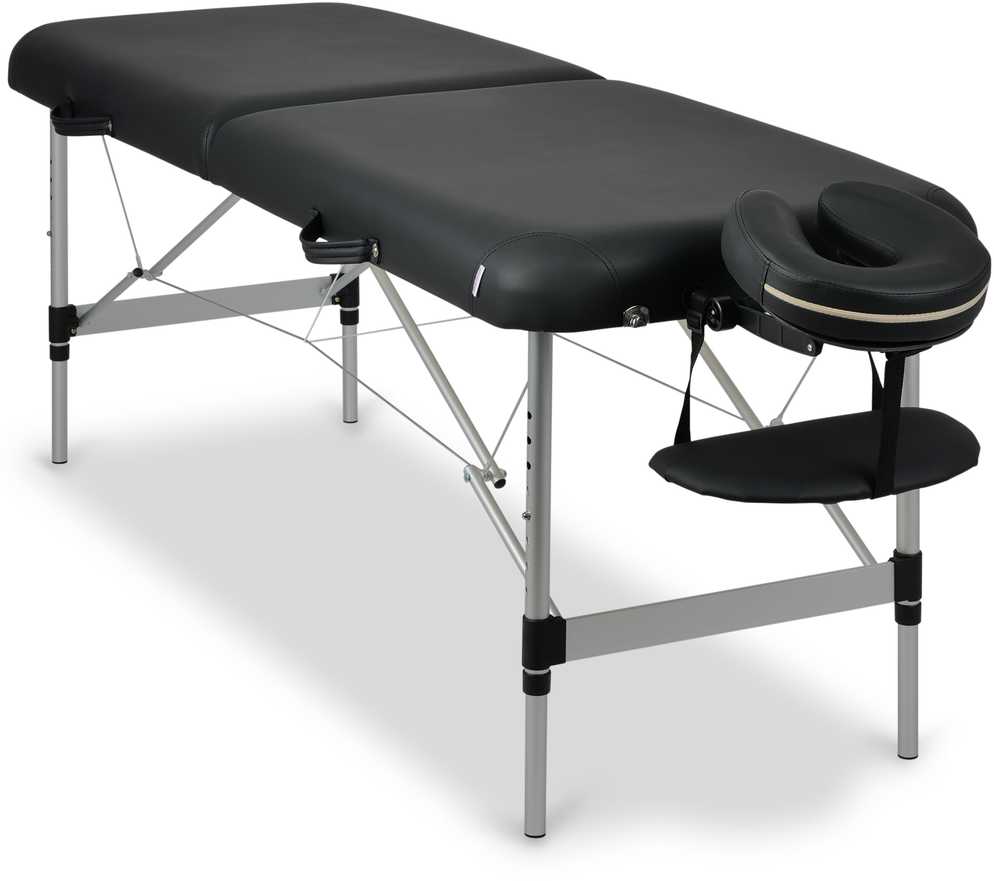 Sulankstomas masažo stalas Aveno Life Estetic Dark Comfy Base juodas