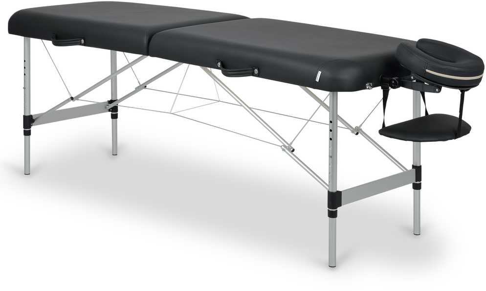 Sulankstomas masažo stalas Aveno Life Estetic Dark Comfy Base juodas
