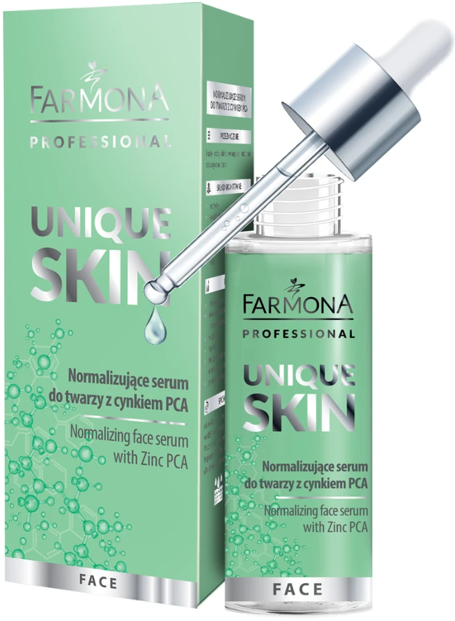 Activeshop Veido serumas su cinku riebiai odai UNIQUE SKIN Farmona