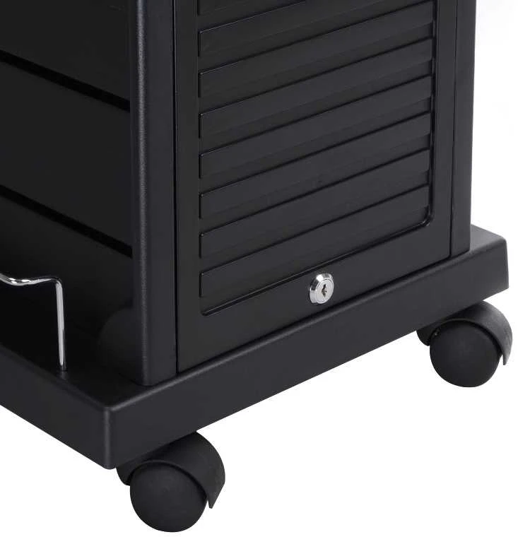 Beauty System Kirpėjo vežimėlis HAIRDRESSER HELPER 3 Juodas