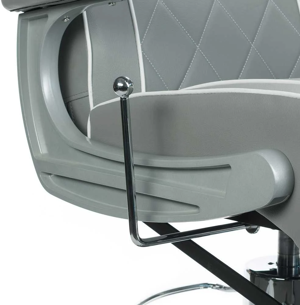 Beauty System Kirpyklos kėdė Odys BH-31825M Barber Chair Light Pilkas