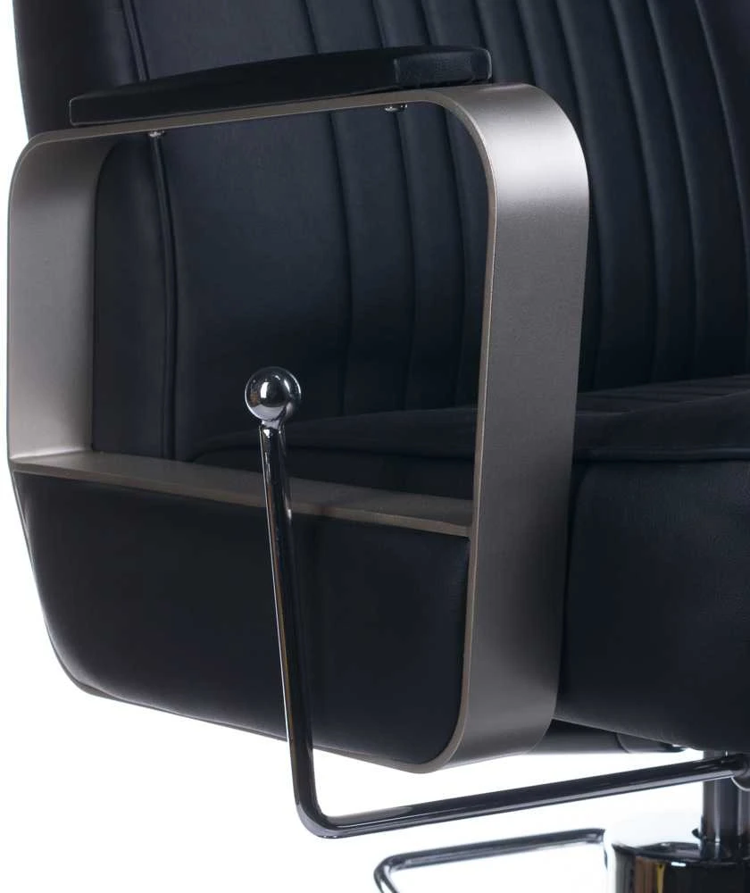 Beauty System Kirpyklos kėdė PROFESSIONAL BARBER CHAIR HOMER Juodas