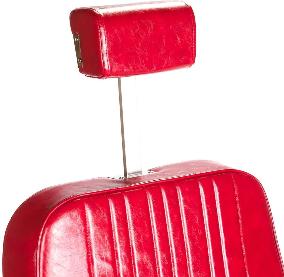 Beauty System Kirpyklos kėdė PROFESSIONAL BARBER CHAIR HOMER Raudonas