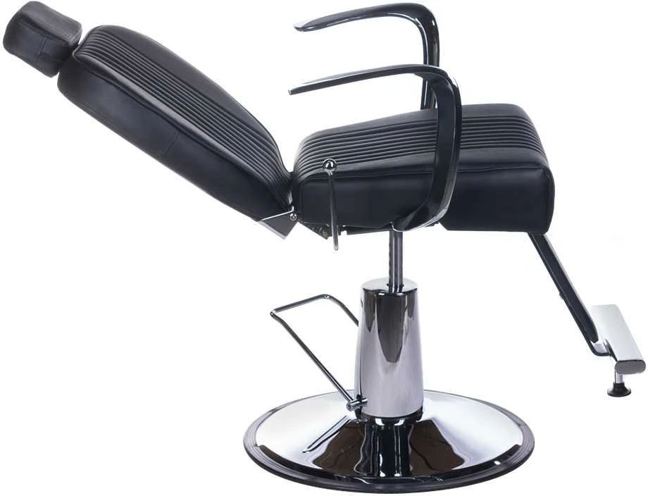 Beauty System Kirpyklos kėdė PROFESSIONAL BARBER CHAIR OLAF Juodas