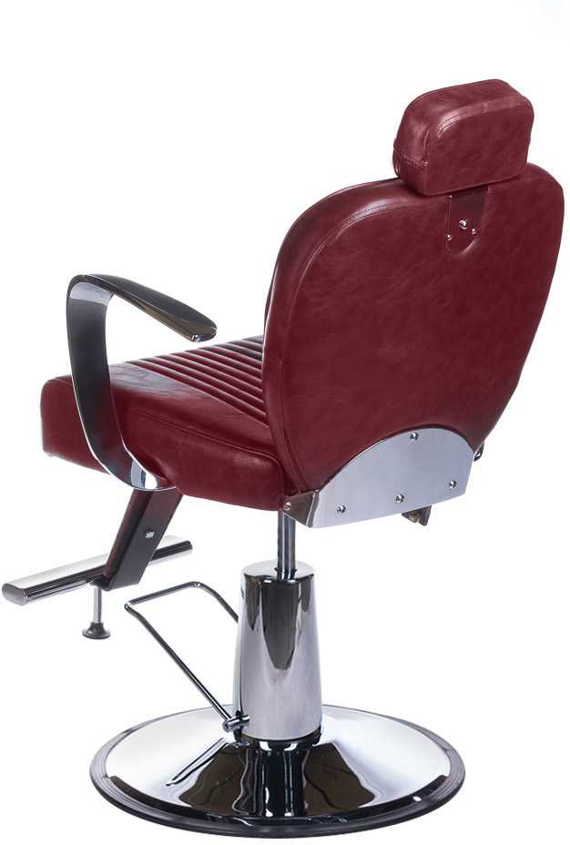 Beauty System Kirpyklos kėdė PROFESSIONAL BARBER CHAIR OLAF CHERRY