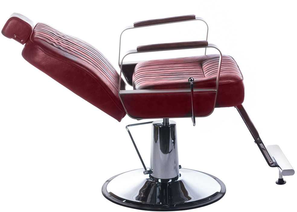 Beauty System Kirpyklos kėdė PROFESSIONAL BARBER CHAIR HOMER CHERRY