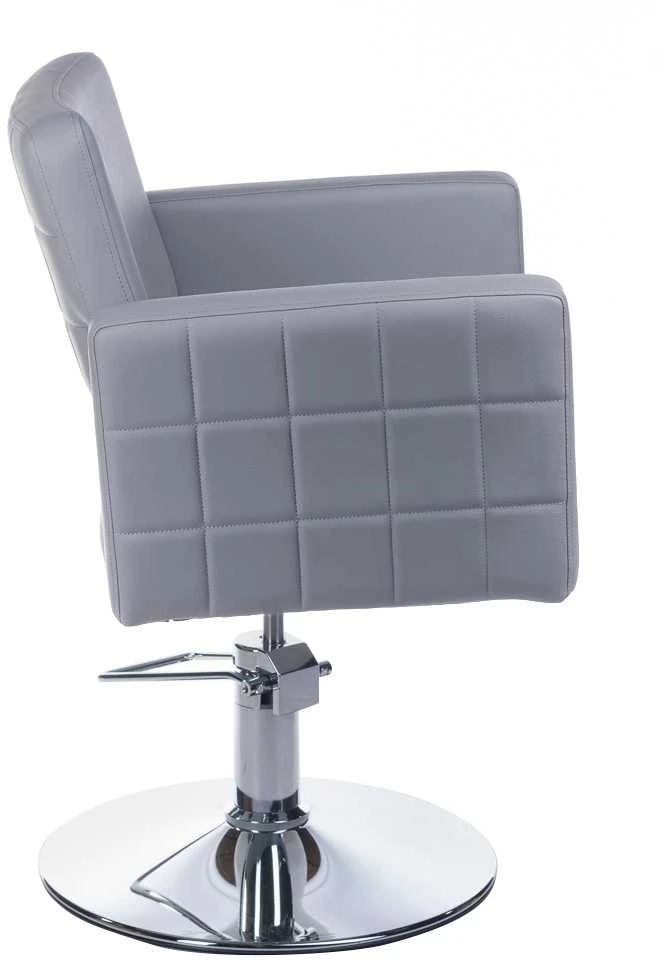 Beauty System Kirpyklos kėdė PROFESSIONAL HAIRDRESSING CHAIR ERNESTO ANKARA LIGHT Pilkas