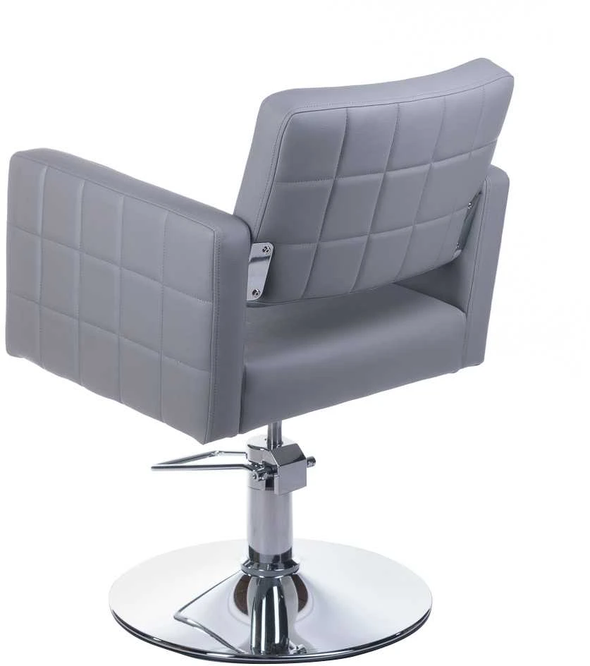 Beauty System Kirpyklos kėdė PROFESSIONAL HAIRDRESSING CHAIR ERNESTO ANKARA LIGHT Pilkas