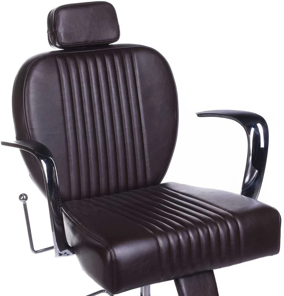 Beauty System Kirpyklos kėdė PROFESSIONAL BARBER CHAIR OLAF BROWN
