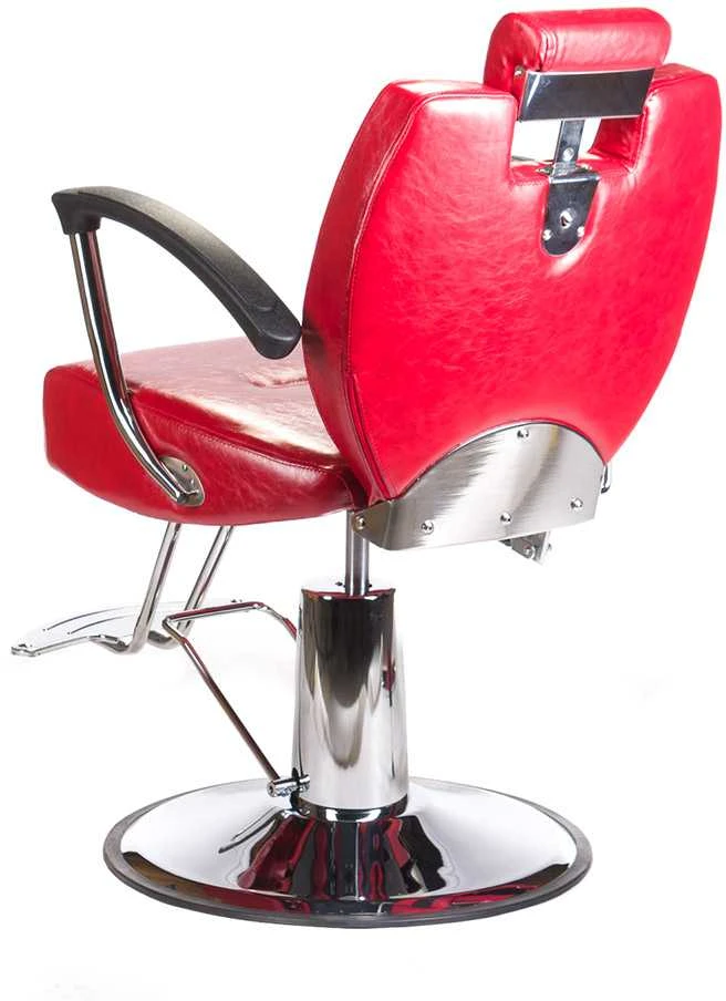 Beauty System Kirpyklos kėdė PROFESSIONAL BARBER CHAIR HEKTOR BRUSSEL Raudonas