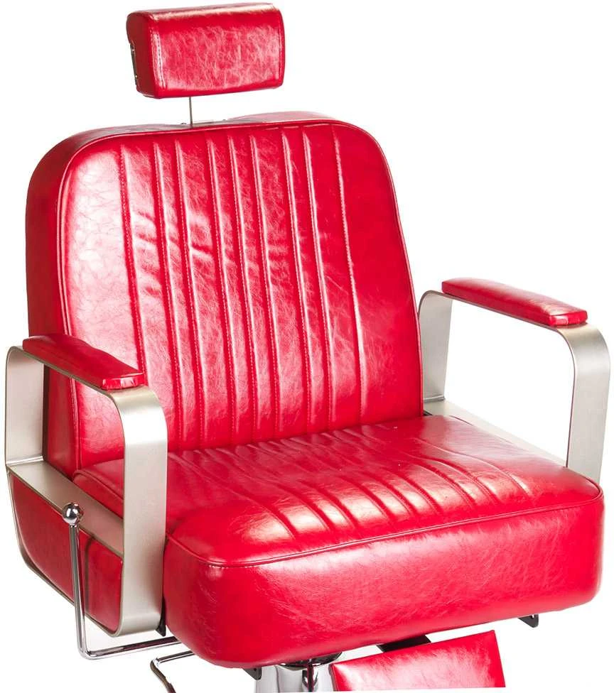 Beauty System Kirpyklos kėdė PROFESSIONAL BARBER CHAIR HOMER Raudonas