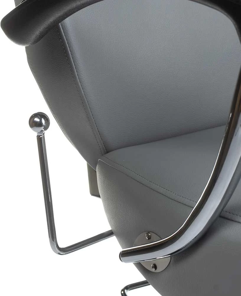 Beauty System Kirpyklos kėdė PROFESSIONAL BARBER CHAIR HEKTOR BRUSSEL LIGHT Pilkas