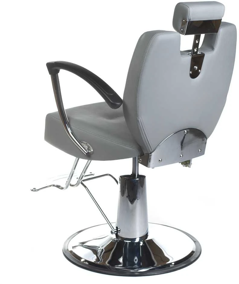 Beauty System Kirpyklos kėdė PROFESSIONAL BARBER CHAIR HEKTOR BRUSSEL LIGHT Pilkas