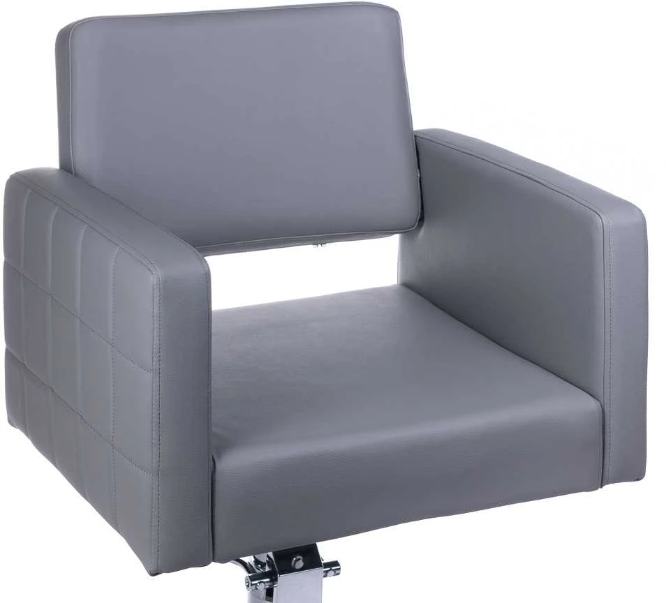 Beauty System Kirpyklos kėdė PROFESSIONAL HAIRDRESSING CHAIR ERNESTO ANKARA LIGHT Pilkas