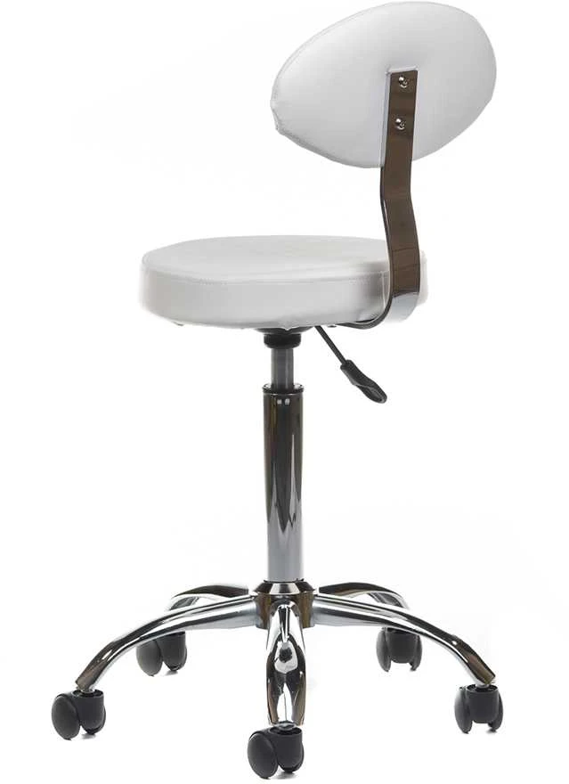 Beauty System Kosmetologinė meistro kėdutė COSMETIC BEAUTY STOOL PRACTIC Baltas