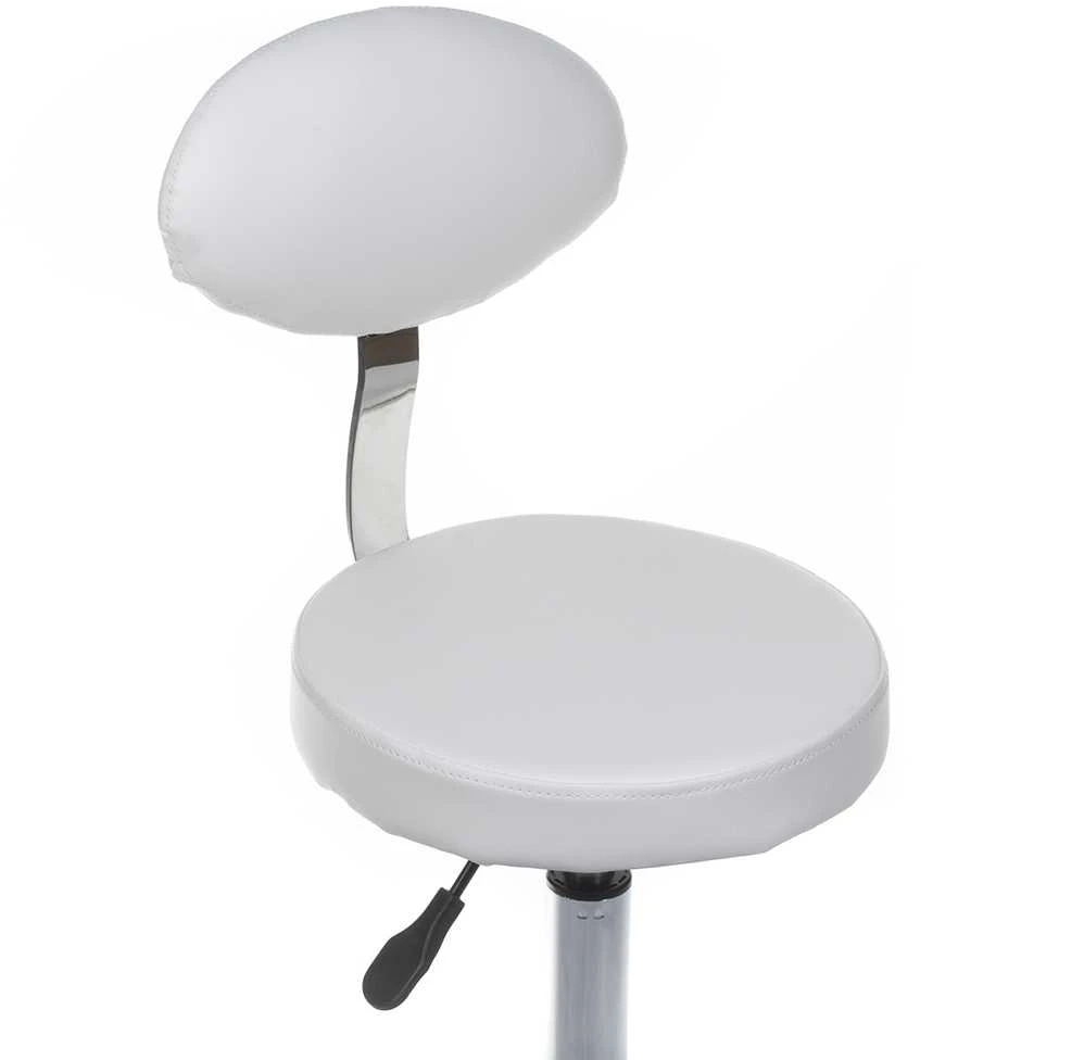Beauty System Kosmetologinė meistro kėdutė COSMETIC BEAUTY STOOL PRACTIC Baltas