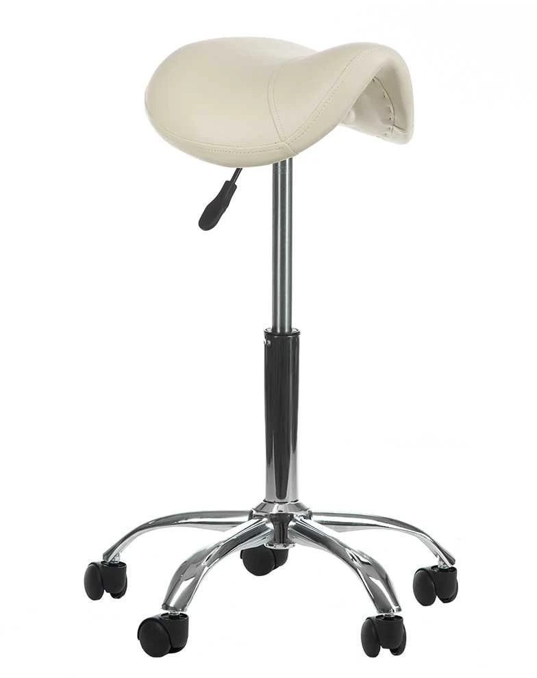 Beauty System Kosmetologinė meistro kėdutė COSMETIC BEAUTY STOOL SINGLE CREAM