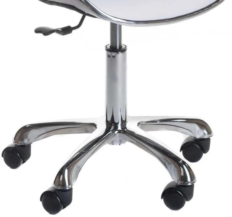 Beauty System Kosmetologinė meistro kėdutė COSMETIC BEAUTY STOOL PRACTIC PAR Baltas