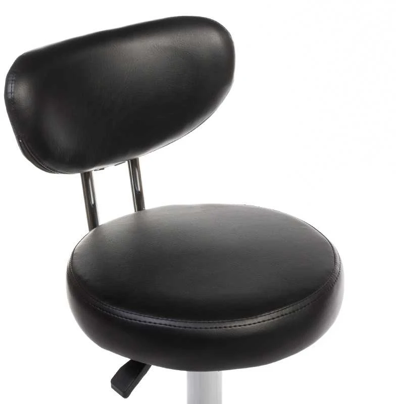Beauty System Kosmetologinė meistro kėdutė COSMETIC BEAUTY STOOL PRACTIC SKANDI Juodas