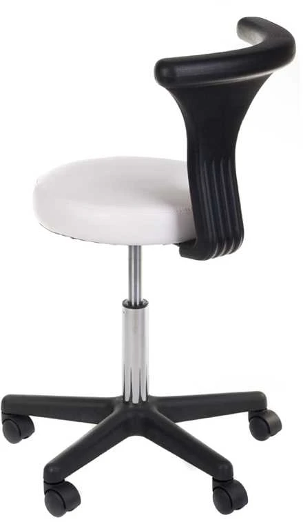 Beauty System Kosmetologinė meistro kėdutė COSMETIC BEAUTY STOOL CH049 Baltas