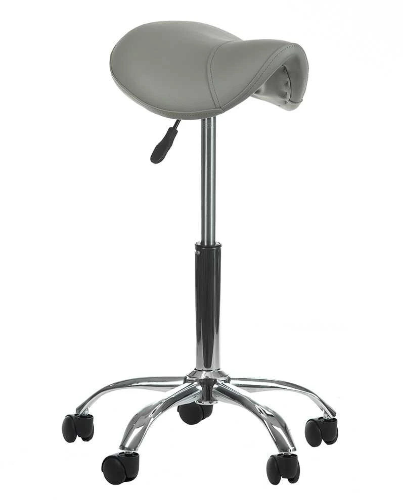 Beauty System Kosmetologinė meistro kėdutė COSMETIC BEAUTY STOOL SINGLE Pilkas