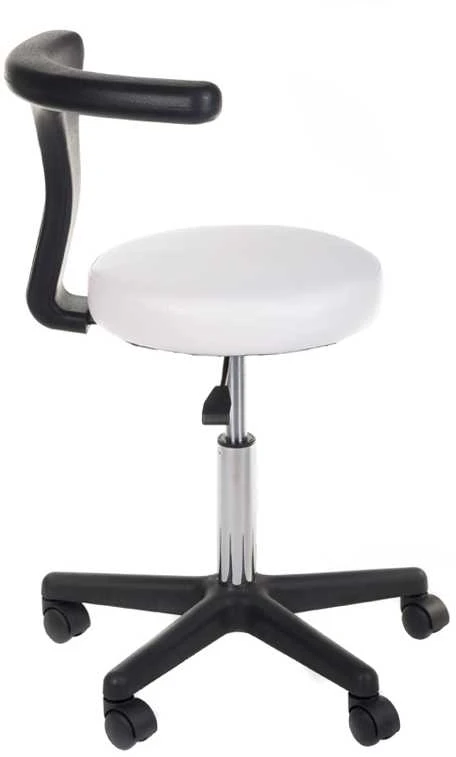 Beauty System Kosmetologinė meistro kėdutė COSMETIC BEAUTY STOOL CH049 Baltas