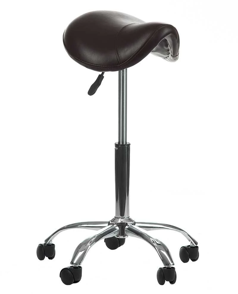 Beauty System Kosmetologinė meistro kėdutė COSMETIC BEAUTY STOOL SINGLE BROWN