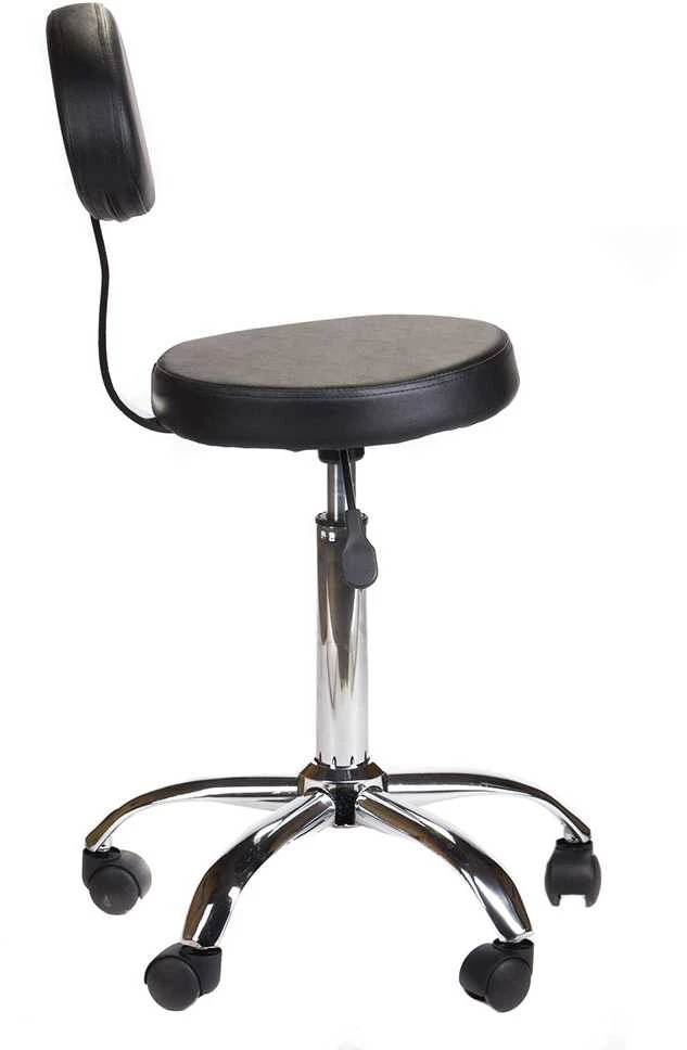 Beauty System Kosmetologinė meistro kėdutė COSMETIC BEAUTY STOOL PRACTIC Juodas