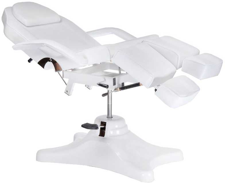 Beauty System Kosmetologinis krėslas 8243 PEDI HYDRAULIC Baltas