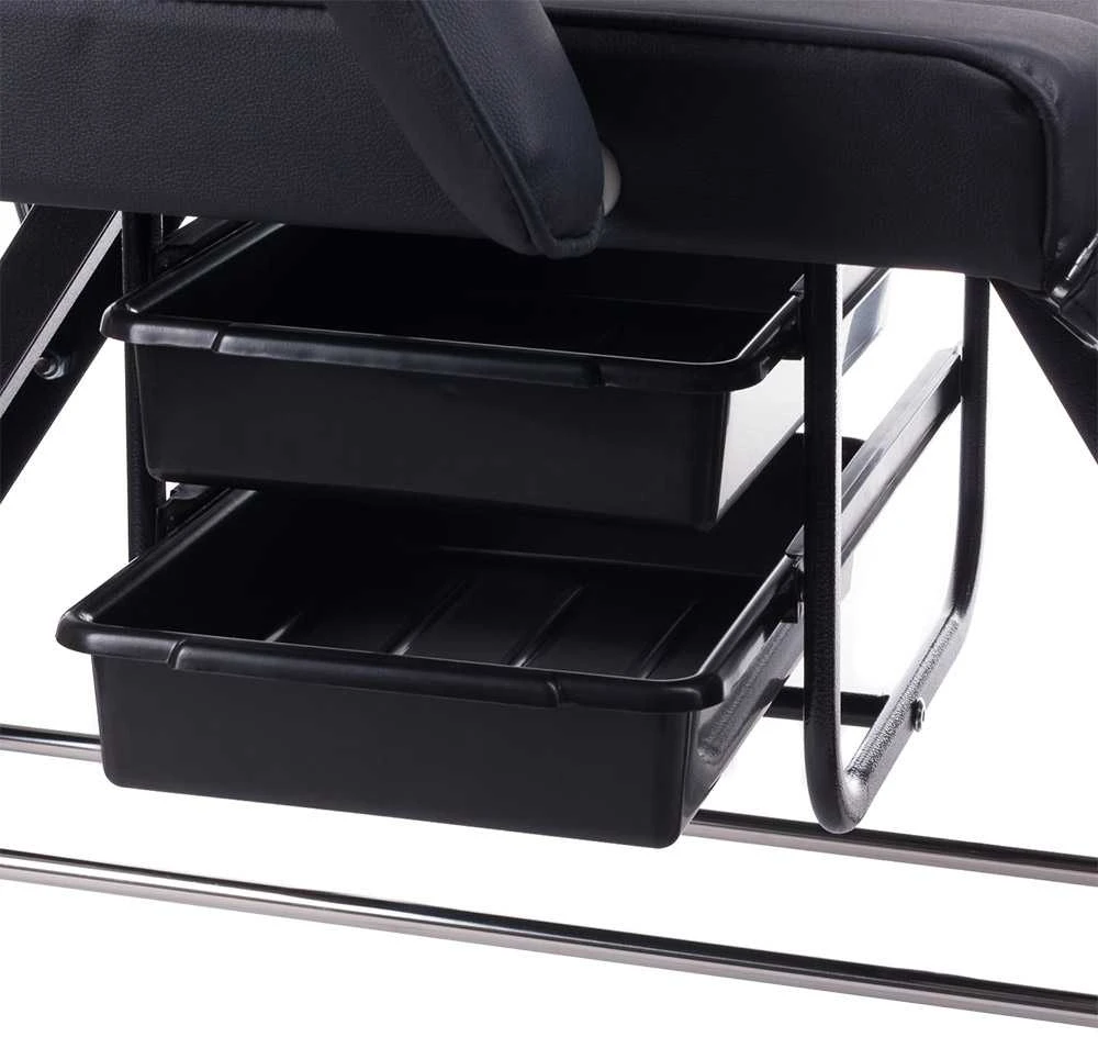 Beauty System Kosmetologinis krėslas CLASSIC PEDI ARMCHAIR Juodas