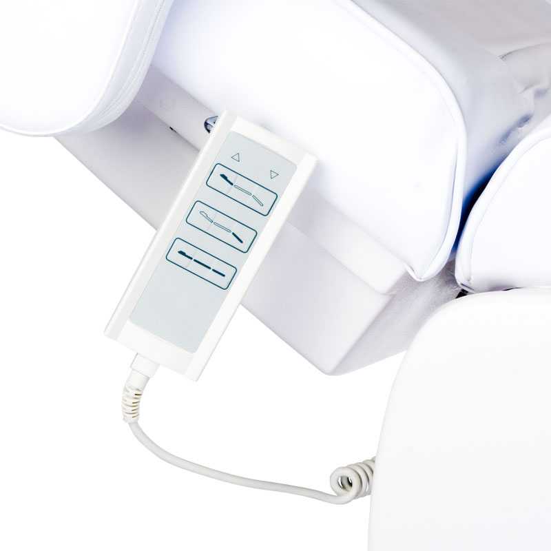 Beauty System Kosmetologinis krėslas LUX 273B ELECTRIC ARMCHAIR 3 MOTOR Baltas