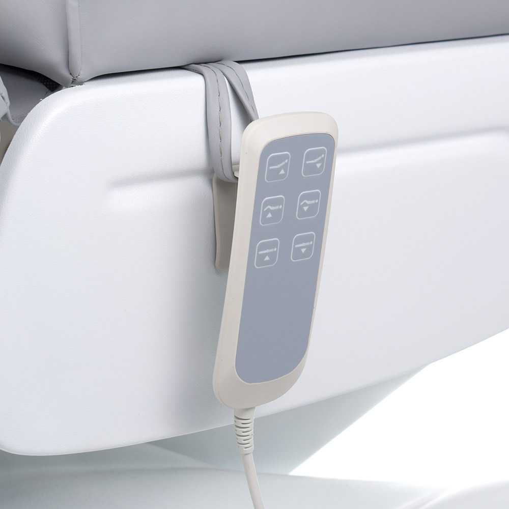 Beauty System Kosmetologinis krėslas LUX 273B ELECTRIC ARMCHAIR 3 MOTOR LIGHTGREY