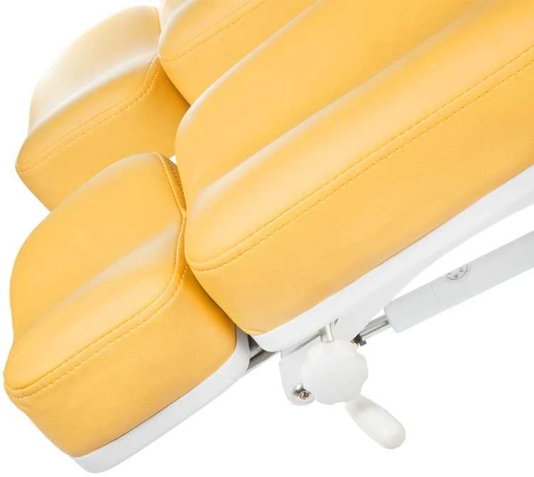 Beauty System Kosmetologinis krėslas MAZARO ELECTRIC ARMCHAIR PEDI 3 MOTOR Geltonas