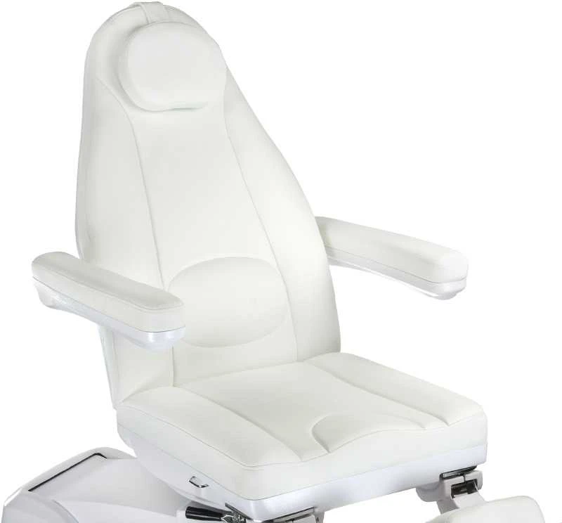 Beauty System Kosmetologinis krėslas MAZARO ELECTRIC ARMCHAIR PEDI 3 MOTOR Baltas