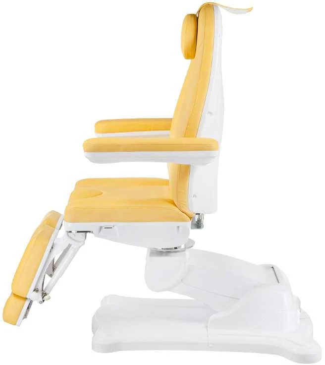 Beauty System Kosmetologinis krėslas MAZARO ELECTRIC ARMCHAIR PEDI 3 MOTOR Geltonas