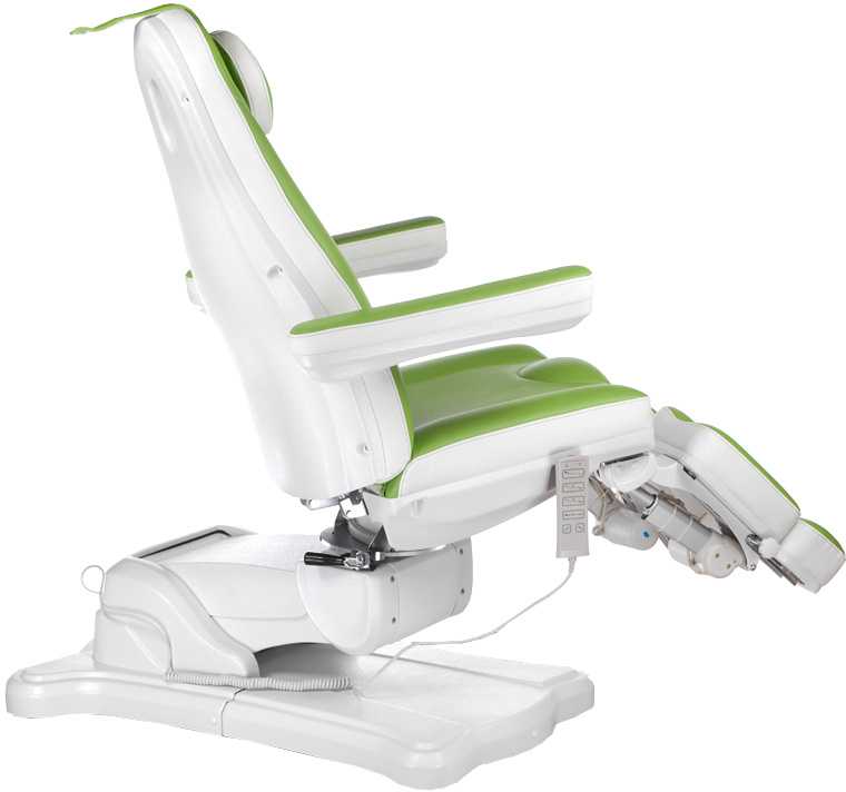 Beauty System Kosmetologinis krėslas MAZARO ELECTRIC ARMCHAIR PEDI 4 MOTOR Žalias
