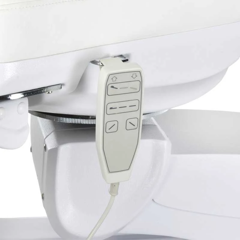Beauty System Kosmetologinis krėslas MAZARO ELECTRIC ARMCHAIR PEDI 3 MOTOR Baltas