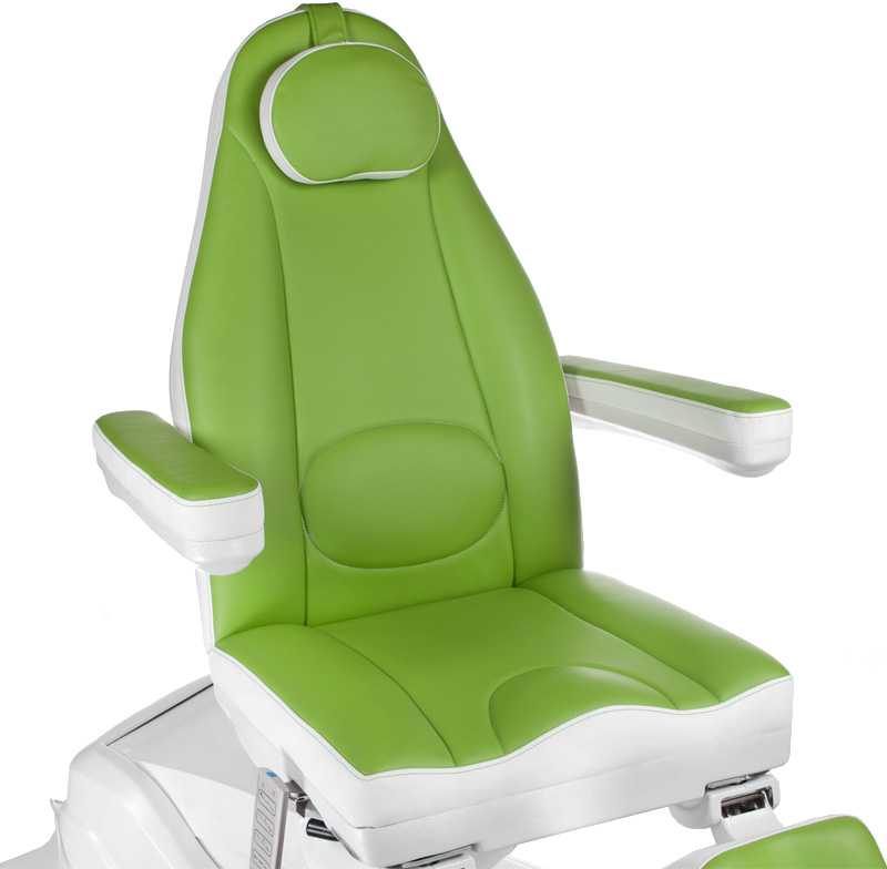 Beauty System Kosmetologinis krėslas MAZARO ELECTRIC ARMCHAIR PEDI 4 MOTOR Žalias