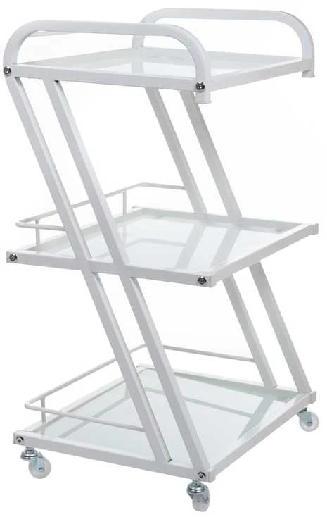 Beauty System Kosmetologinis vežimėlis PRO 6005 Baltas
